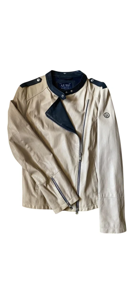 Armani Jeans Bicolor Leather Moto/ - фото 1 з 4